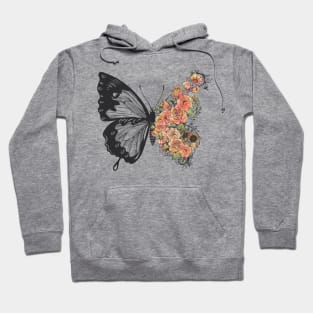 Floral Butterfly Hoodie